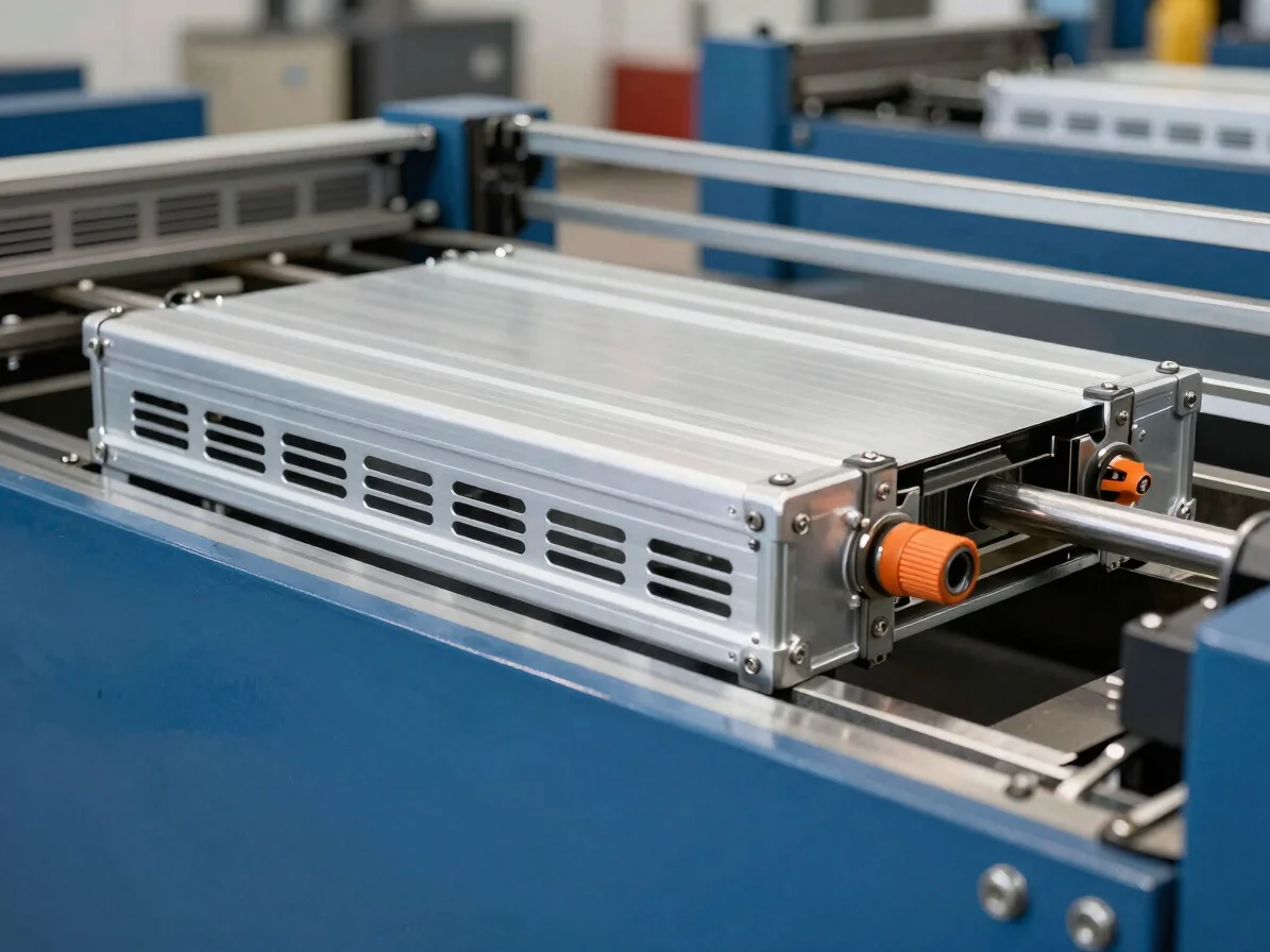 Molde de aluminio para termoformado sobre banco de trabajo, super